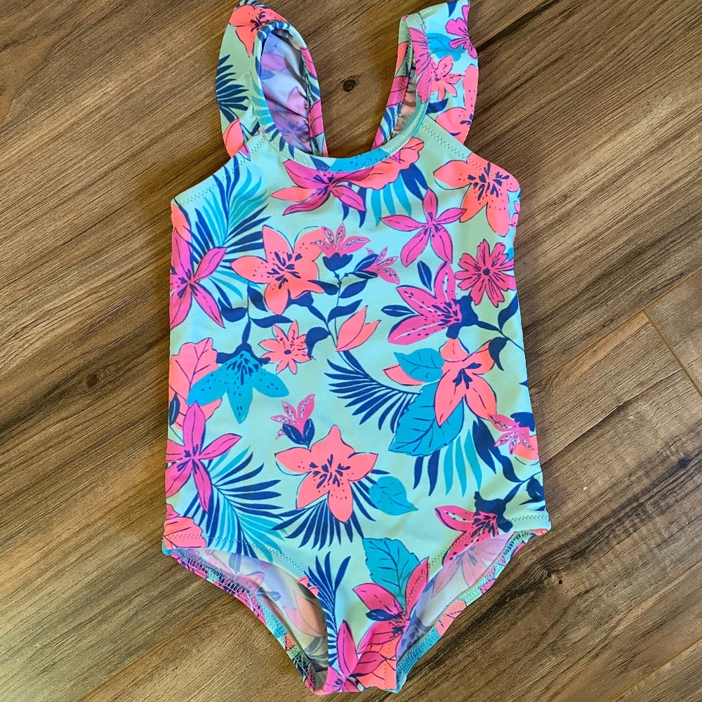 OshKosh Baby Girl One Piece Swimsuit 18 Months